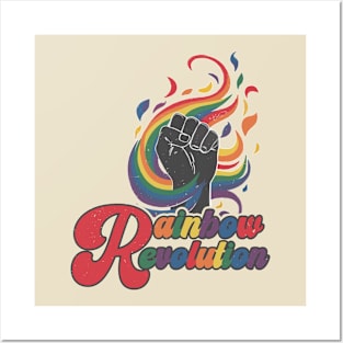 Rainbow Revolution Posters and Art